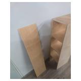 Modern Light Wood 4-Tier Display Shelf Modern Light Wood 4-Tier Display Shelf