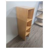 Tall Wooden Display Tower with 4 Shelves Tall Wooden Display Tower with 4 Shelves
