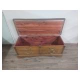 Lane Cedar Hope Chest with Brass Handles Lane Cedar Hope Chest with Brass Handles