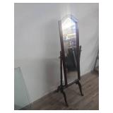 Traditional Wooden Floor Mirror with Stand Traditional Wooden Floor Mirror with Stand