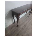 Queen Anne Style Console Table Queen Anne Style Console Table