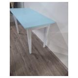 Light Blue and White Console Table Light Blue and White Console Table