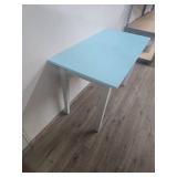 Light Blue and White Console Table Light Blue and White Console Table
