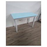 Light Blue and White Console Table Light Blue and White Console Table