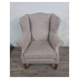 Traditional Wingback Armchair with Nailhead Trim Traditional Wingback Armchair with Nailhead Trim