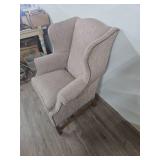 Traditional Wingback Armchair with Nailhead Trim Traditional Wingback Armchair with Nailhead Trim