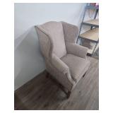 Traditional Wingback Armchair with Nailhead Trim Traditional Wingback Armchair with Nailhead Trim