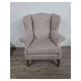 Traditional Wingback Armchair with Nailhead Trim Traditional Wingback Armchair with Nailhead Trim