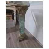 Decorative Column Glass Console Table Decorative Column Glass Console Table