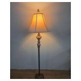 Traditional Floor Lamp with Fabric Shade Traditional Floor Lamp with Fabric Shade
