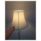 Decorative Spiral Floor Lamp with White Shade Decorative Spiral Floor Lamp with White Shade