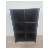 Black 6-Cube Storage Bookcase Black 6-Cube Storage Bookcase