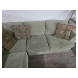 3 pieces green sectional 3 pieces green sectional
