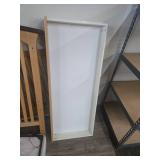 Wooden baby crib, w/bottom drawer no hardware. Wooden baby crib, w/bottom drawer no hardware.