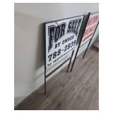 Metal sign holders Metal sign holders