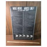 Movie Quotes Trivia wall art Movie Quotes Trivia wall art