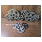 35mm Movie Film Reels - Metal Cinema Platters wall art 35mm Movie Film Reels - Metal Cinema Platters wall art