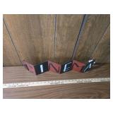 Metal CINEMA Sign with Red and Black Design Metal CINEMA Sign with Red and Black Design