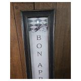 Bon Appetit French Kitchen Wall Sign Bon Appetit French Kitchen Wall Sign
