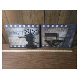 Motion Picture Film Reel Wall Art Motion Picture Film Reel Wall Art