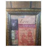Love Never Fails Framed Scripture Art Love Never Fails Framed Scripture Art