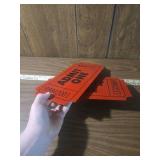 General Admission Red Event Tickets metal wall art General Admission Red Event Tickets metal wall art