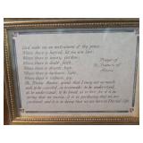 Religious Prayer Print Collection - St. Francis & Love Quote Framed Art Religious Prayer Print Collection - St. Francis & Love Quote Framed Art