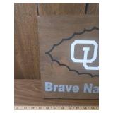 Oklahoma Sooners Brave Nation Wooden Wall Art Oklahoma Sooners Brave Nation Wooden Wall Art