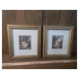 Classical Cherub Art Prints in Gold Frames Classical Cherub Art Prints in Gold Frames