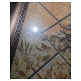 Decorative Wall Frame with Damask Pattern cracked glass Decorative Wall Frame with Damask Pattern cracked glass