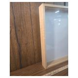 Wood shadow box Wood shadow box
