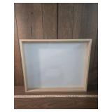 White Wood Shadow Box Display Frame White Wood Shadow Box Display Frame