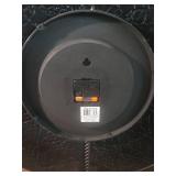 Buchanan Clock Co. Wall Clock with Embossed Metal Frame Buchanan Clock Co. Wall Clock with Embossed Metal Frame