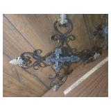 Victorian Style Cast Iron Architectural Cross Ornament Victorian Style Cast Iron Architectural Cross Ornament