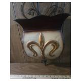 Decorative Fleur-de-lis Wall Planter Decorative Fleur-de-lis Wall Planter