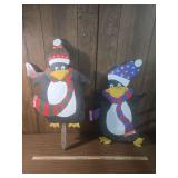 Holiday Penguin Yard Stakes Holiday Penguin Yard Stakes