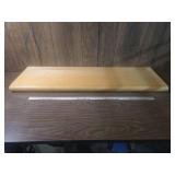 Wooden Display Shelf with Bull Nose Edge Wooden Display Shelf with Bull Nose Edge