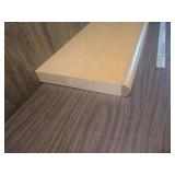 Wooden Display Shelf with Bull Nose Edge Wooden Display Shelf with Bull Nose Edge