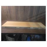 Wooden Display Shelf with Bull Nose Edge Wooden Display Shelf with Bull Nose Edge