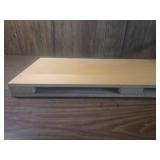 Wooden Display Shelf with Bull Nose Edge Wooden Display Shelf with Bull Nose Edge