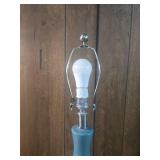 Mid-Century Blue Glass Table Lamp Mid-Century Blue Glass Table Lamp