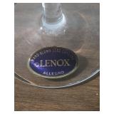(8) Lenox Allegro Crystal Wine Glass (8) Lenox Allegro Crystal Wine Glass