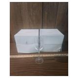 (8) Crystal White Wine Glass (8) Crystal White Wine Glass