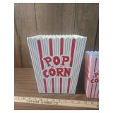 Classic Red Striped Popcorn Boxes Set Classic Red Striped Popcorn Boxes Set