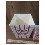 Classic Red Striped Popcorn Boxes Set Classic Red Striped Popcorn Boxes Set
