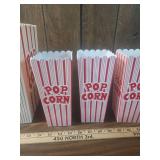 Classic Red Striped Popcorn Boxes Set Classic Red Striped Popcorn Boxes Set