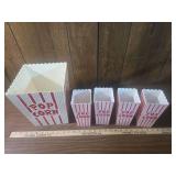 Classic Red Striped Popcorn Boxes Set Classic Red Striped Popcorn Boxes Set