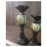 Decorative Orb Candlesticks Set of 3 Decorative Orb Candlesticks Set of 3