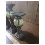 Decorative Orb Candlesticks Set of 3 Decorative Orb Candlesticks Set of 3