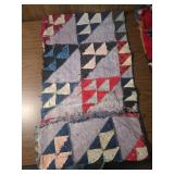 American Handmade Quilt Fragment American Handmade Quilt Fragment
